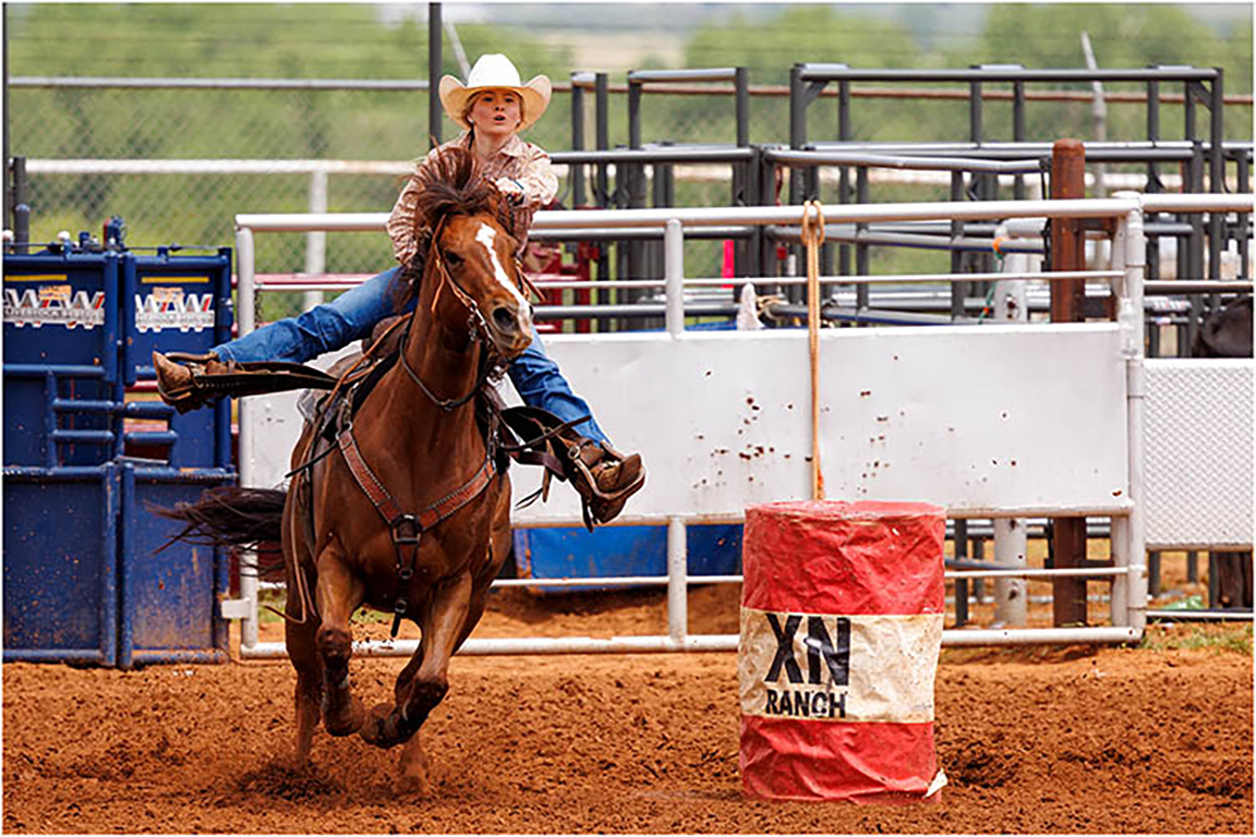Cowgirl Off the Saddle by Ward Conaway