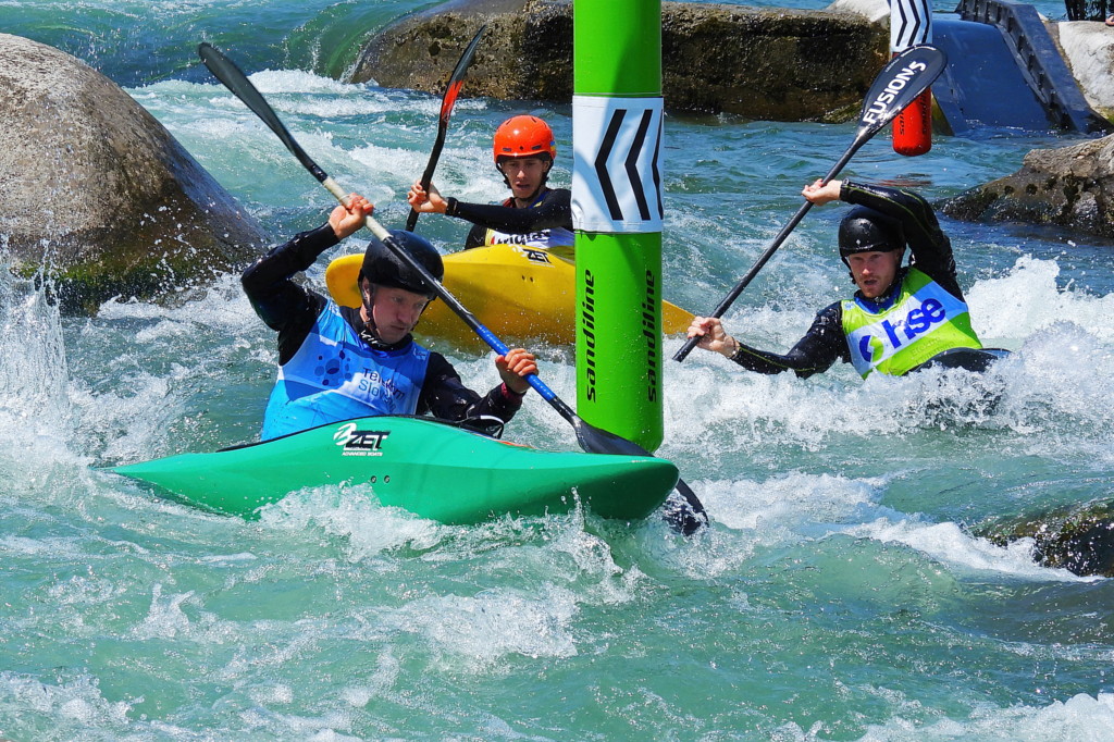 Kayakers Carousel 2 by Bogdan Bricelj