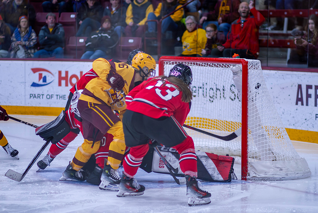 Goal over Ohio State by Karen Leonard