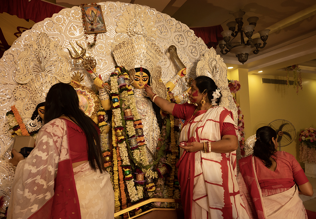 Goddess Durga boron by Arunima Chattopadhyay