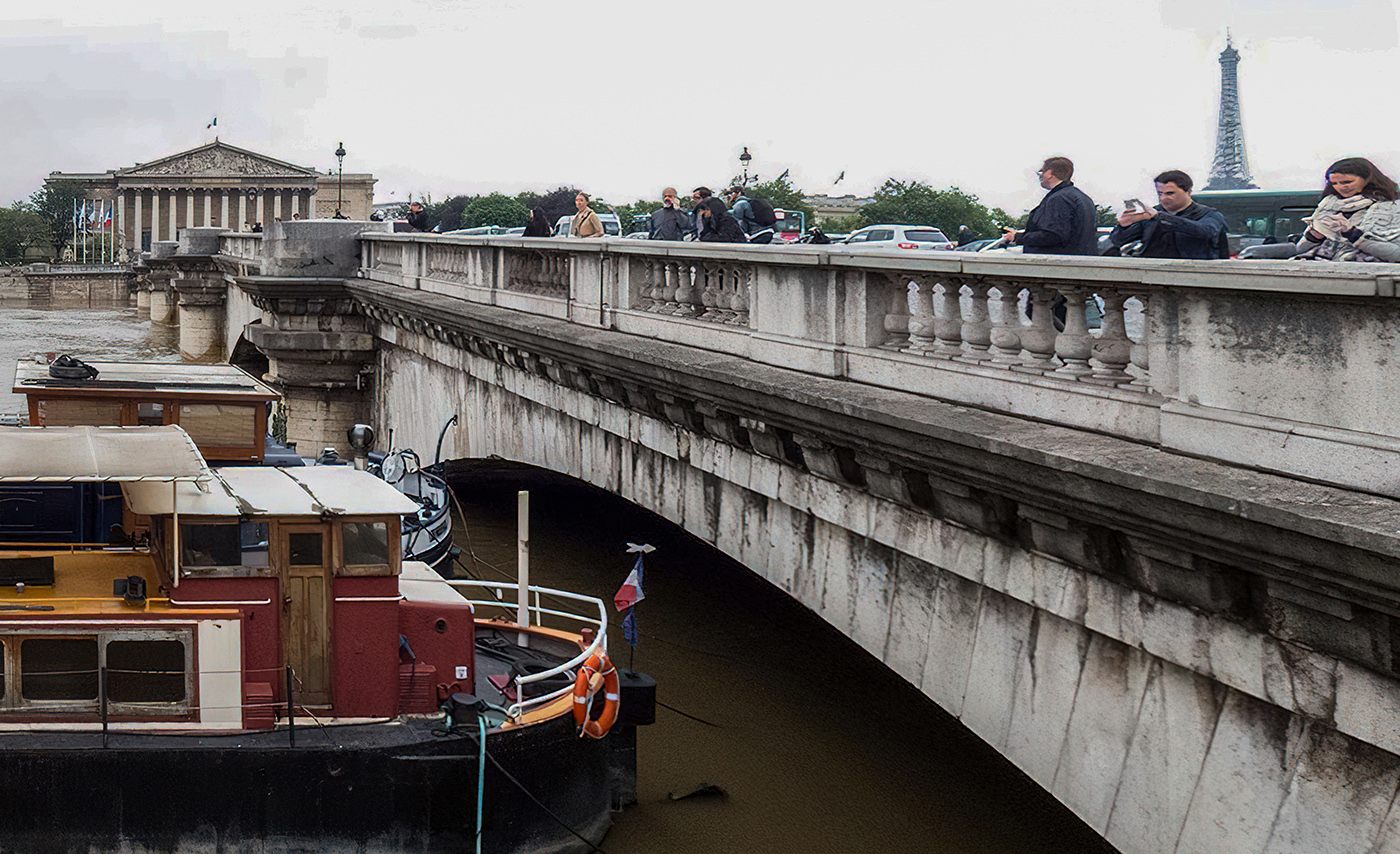 Seine River Flood June 2016 by Carolyn Todd-Larson