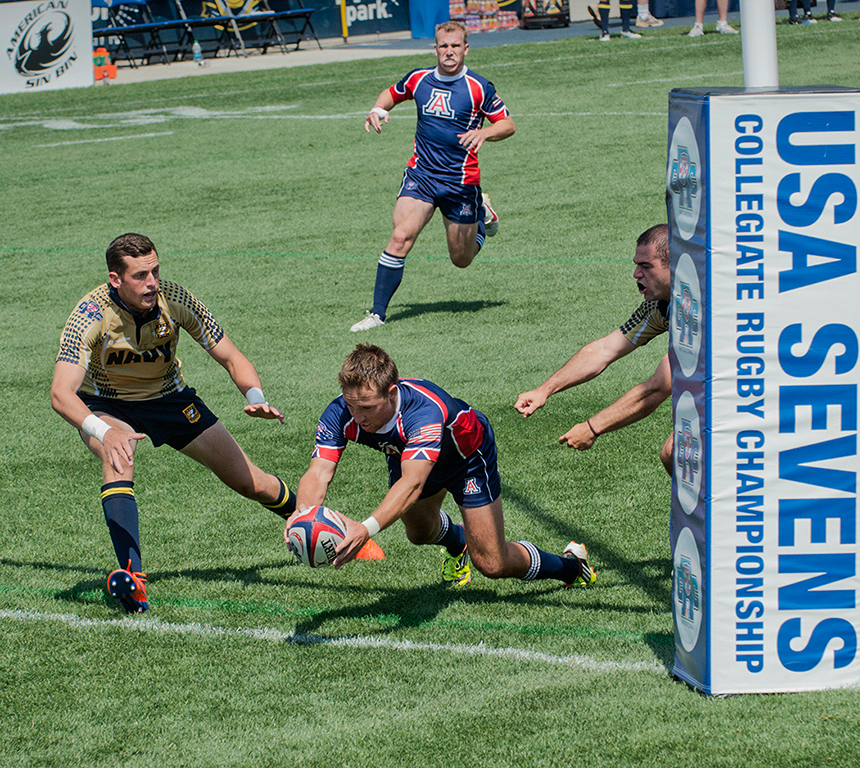 Scoring a Try by Karl Leck