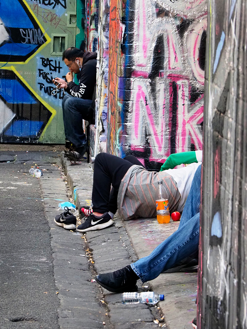 Living in the laneway by Jen Fawkes