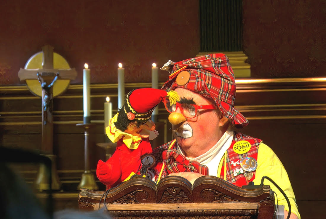 Punch delivering a sermon by Ron Davis