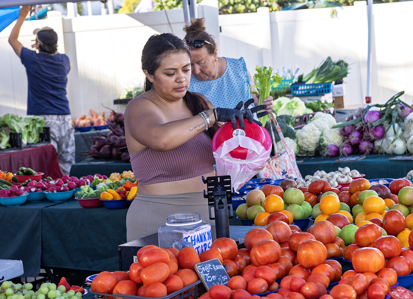 Farmers Market by Tom Brott