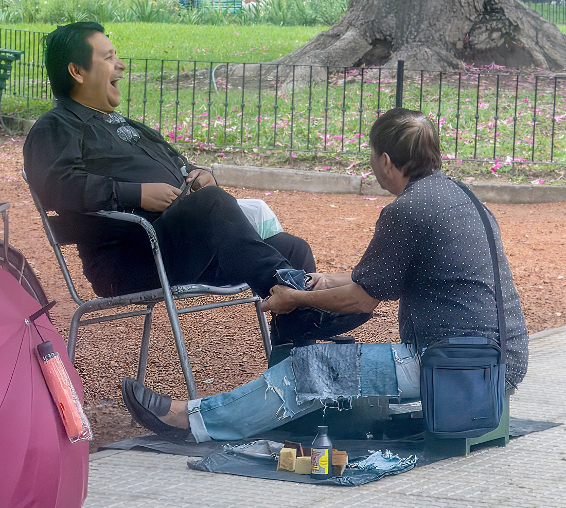 Shoe Shine Boy by Ron Davis