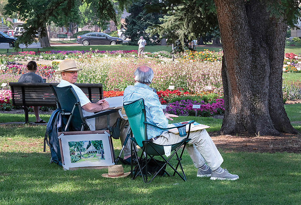 Art in The Garden by Ardeth Carlson