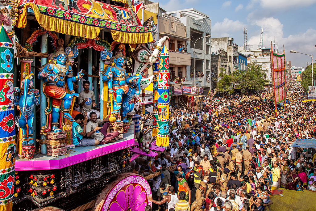 Mylapore Temple Fest by Vinaya Mathews
