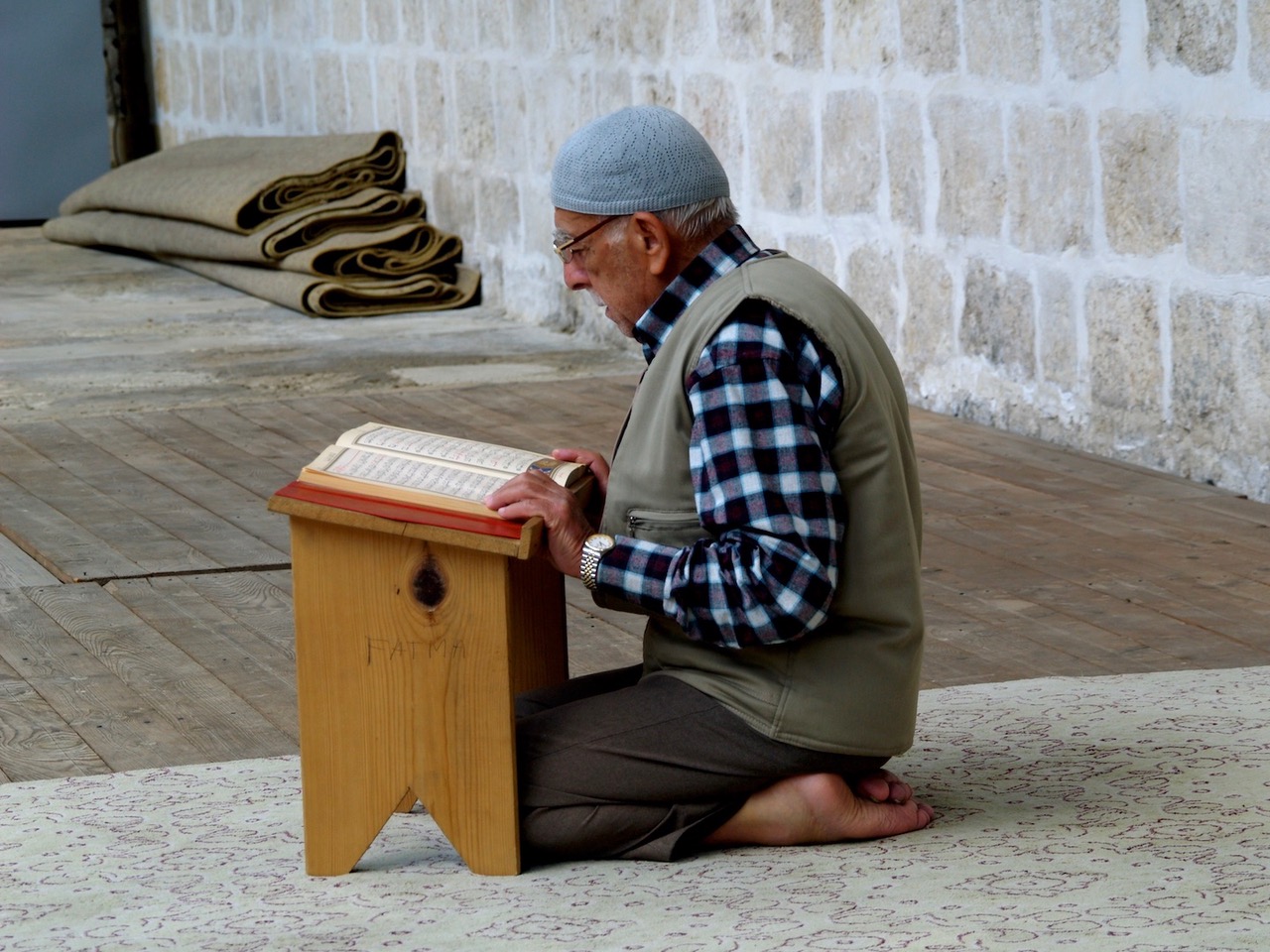 Reading The Koran-Tarsus Turkey