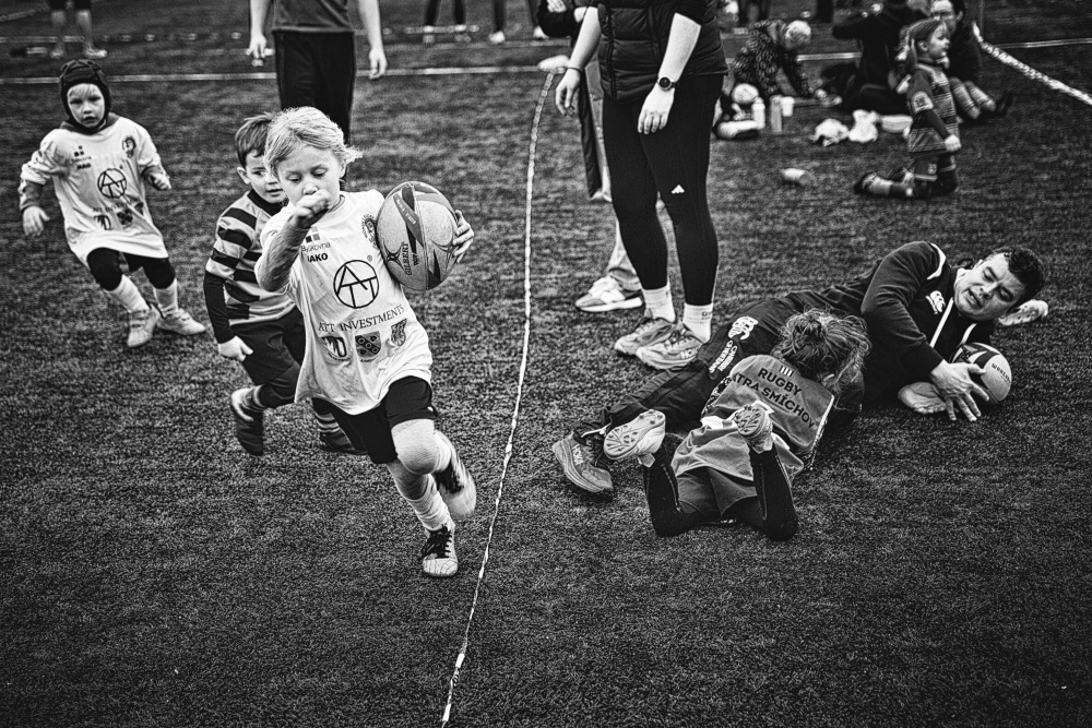 Youth Rugby Moment by Karel Werner