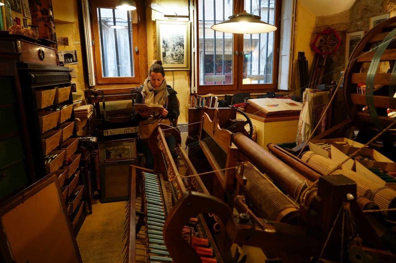 SILK WEAVER TAKING A BREAK by Alan Lichtenstein
