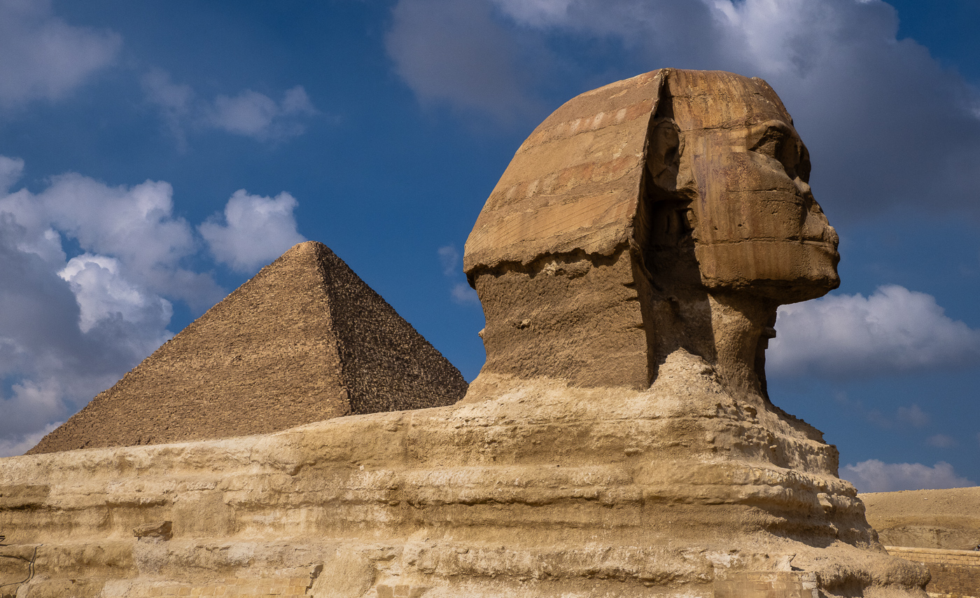 Giza Great Pyramid and the Sphinx by Stan Bormann