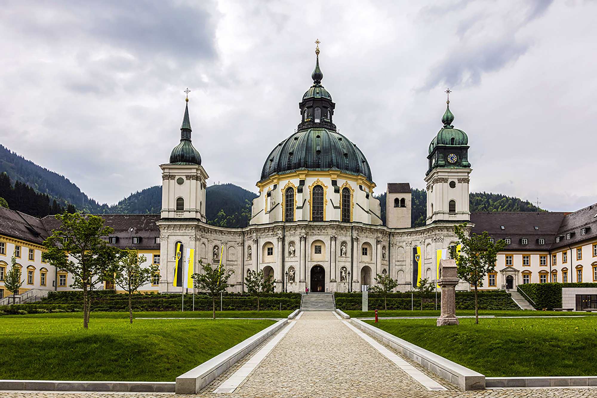 Ettal Monastery in Bavaria by Dennis Deeny