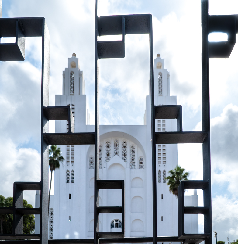 Sacred Heart Cathedral in Casablanca by Nancy Axelrod