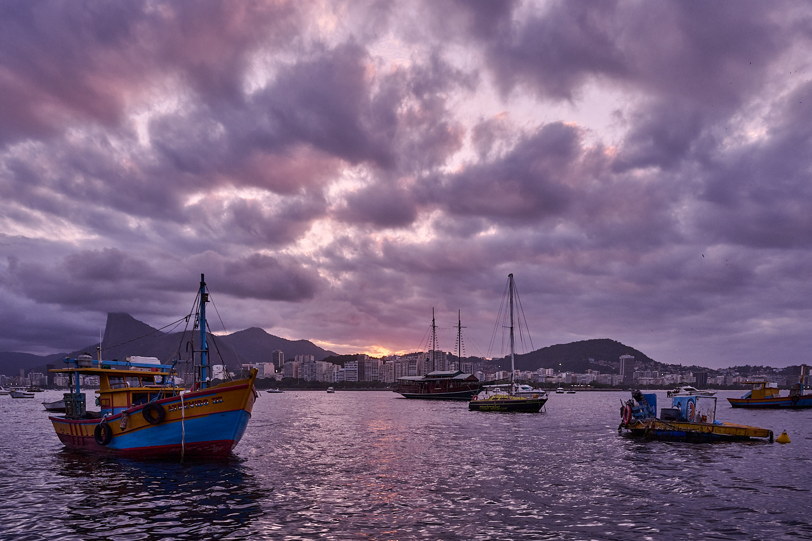 Rio sunset by Michele Borgarelli