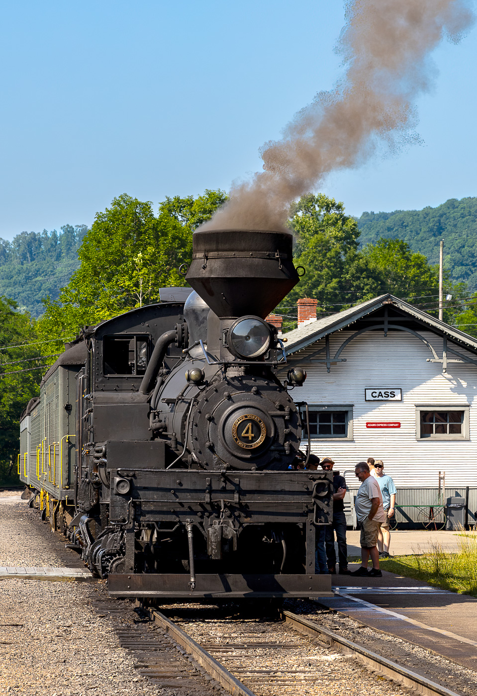 Shay Engine No. 4 Ready For Departure by Gary Walter