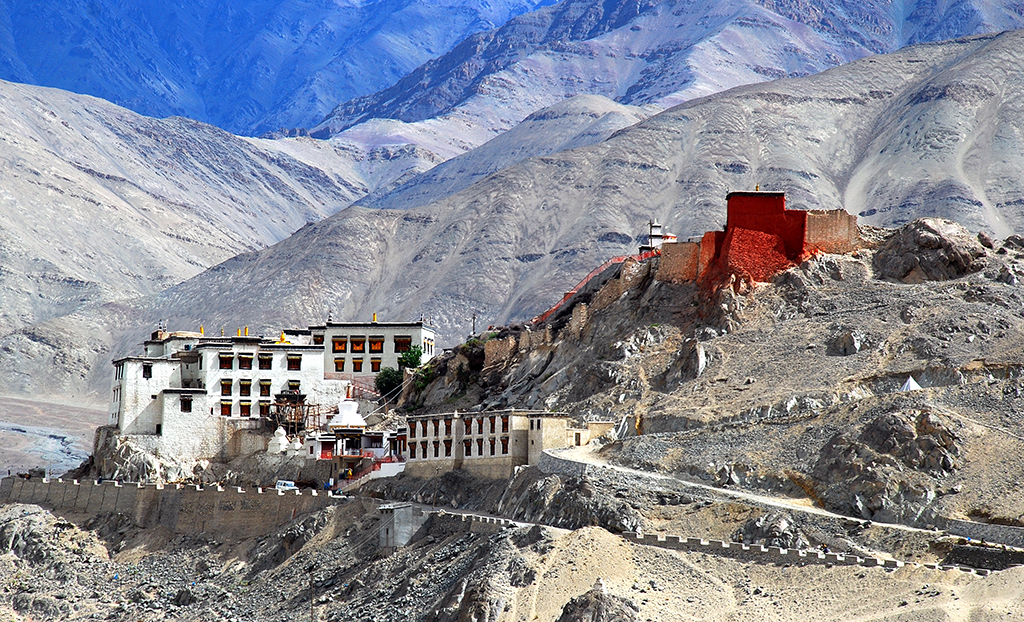 Spituk monastery and Kali Mata Temple by Subhash Sapru, APSA, PPSA