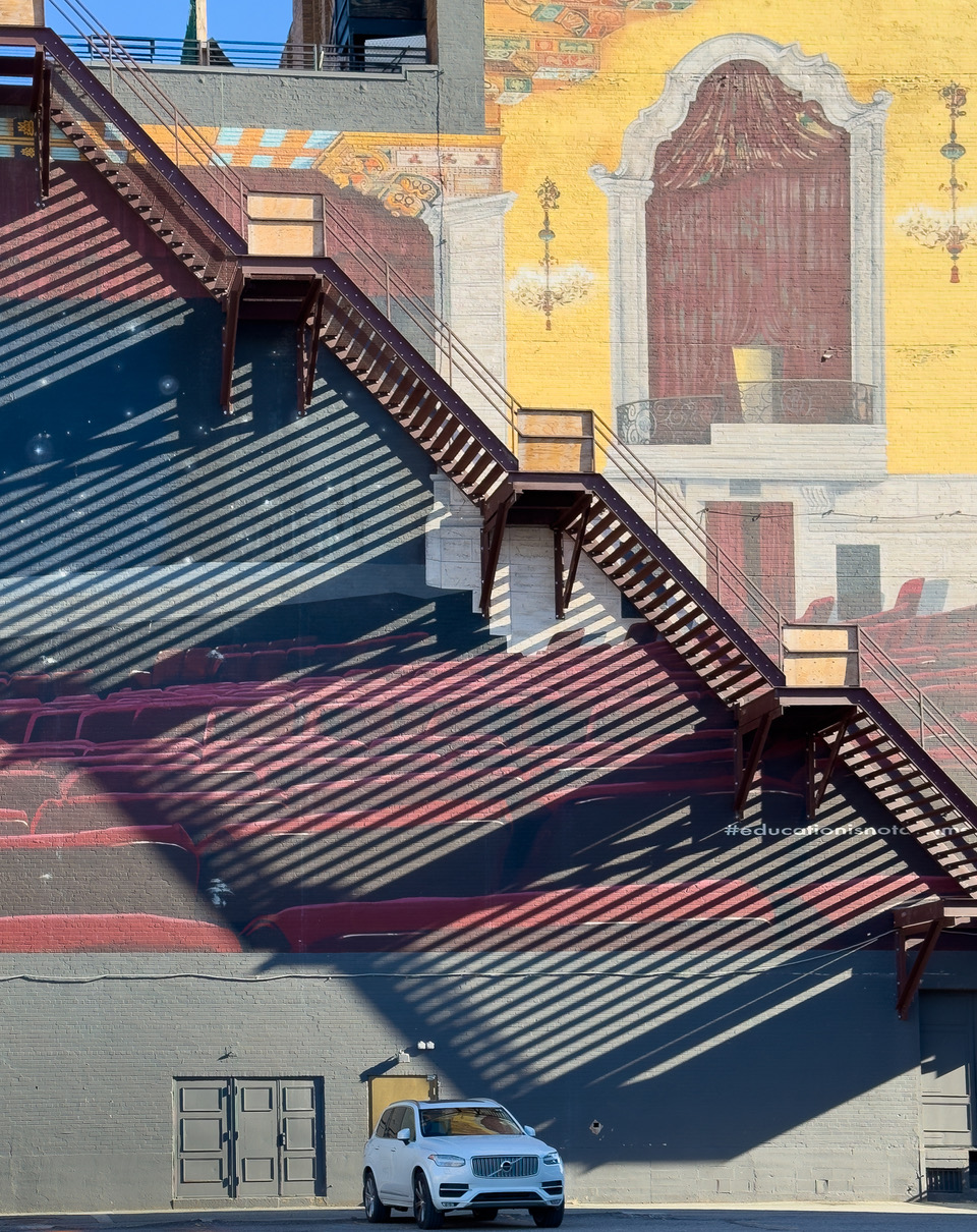 Stair Shadows by Lisa Cirincione