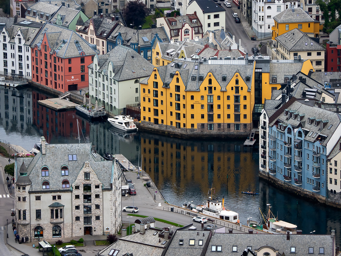 Alesund from above by Jen Fawkes