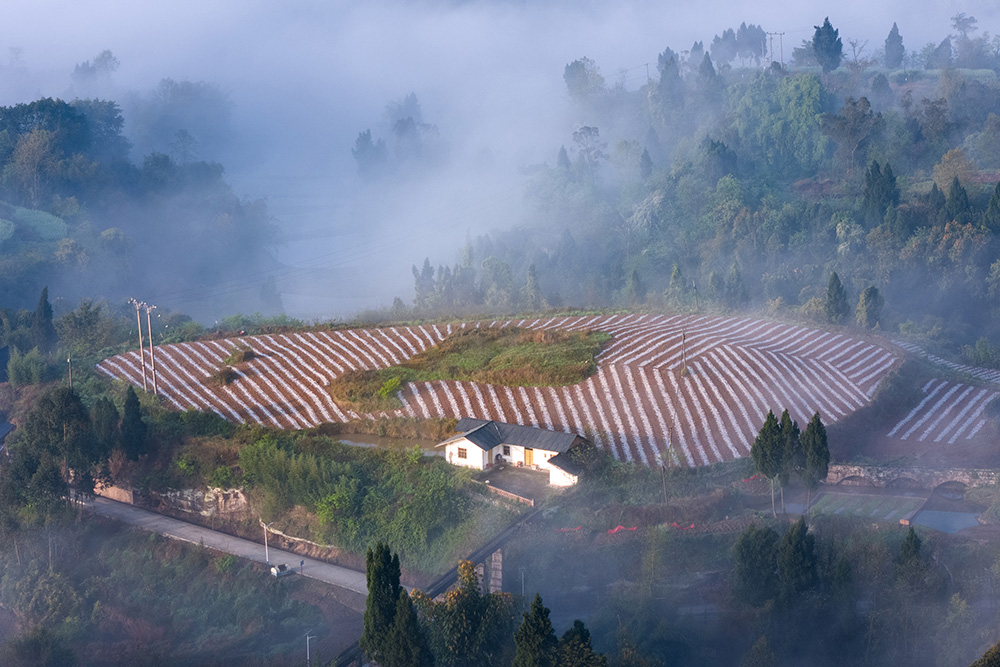 Rural Countryside by Zhicai Ren