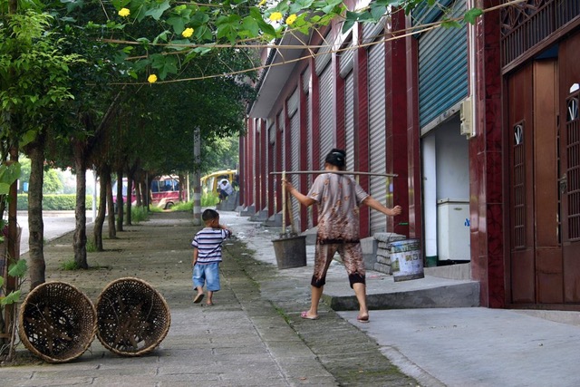 A street in China by Esther Steffens