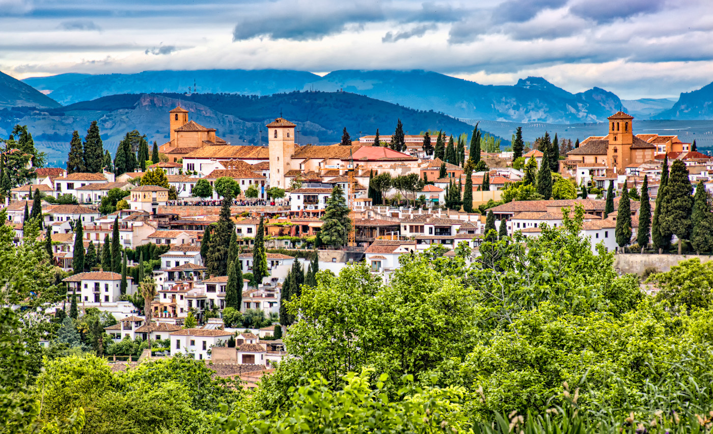 Alhambra overlook by Shirley Bormann
