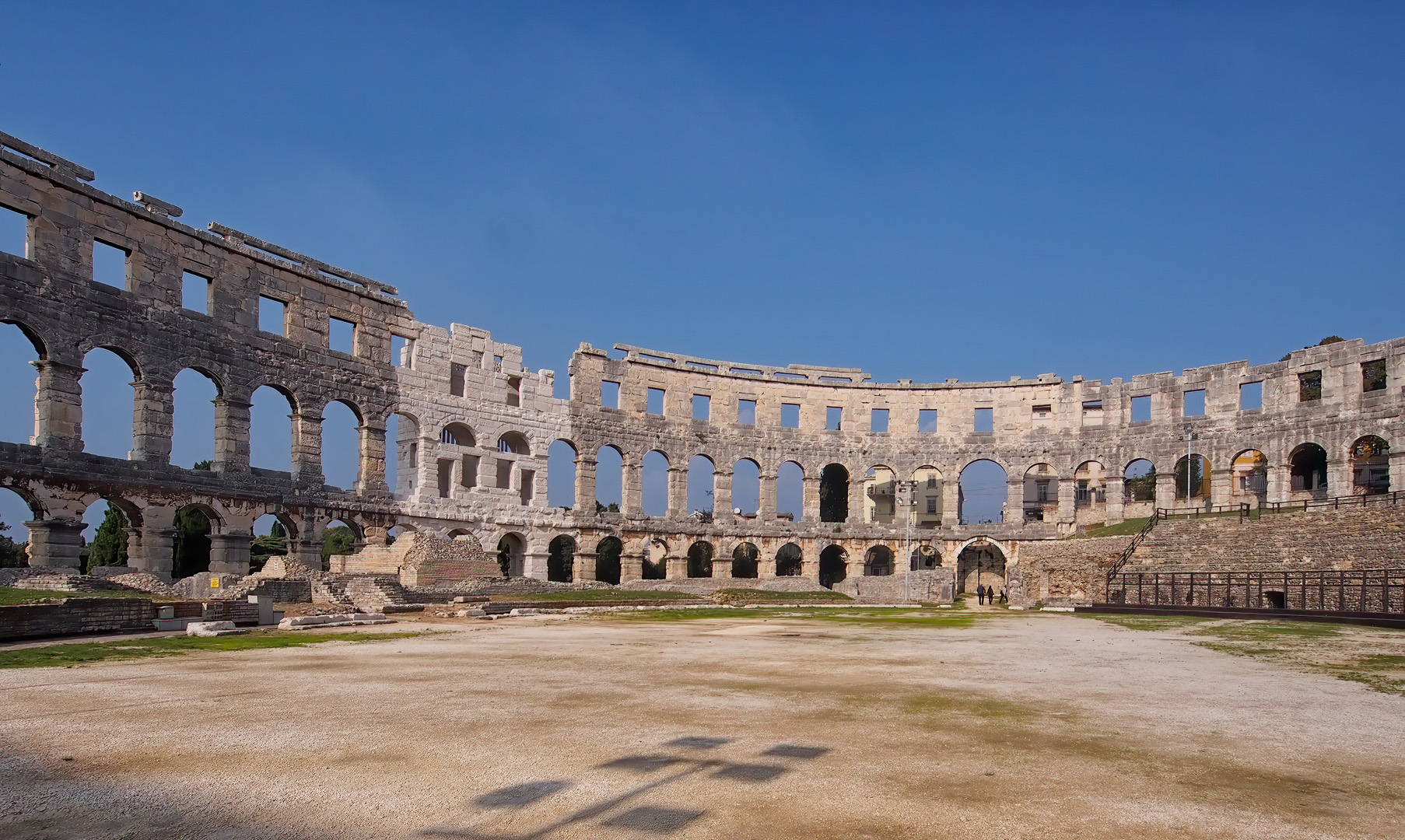 Amphitheater in Pula by Judy Burr