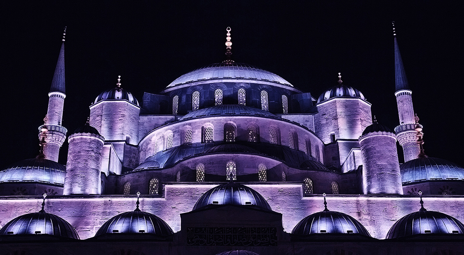 Istanbul at night by David Stout