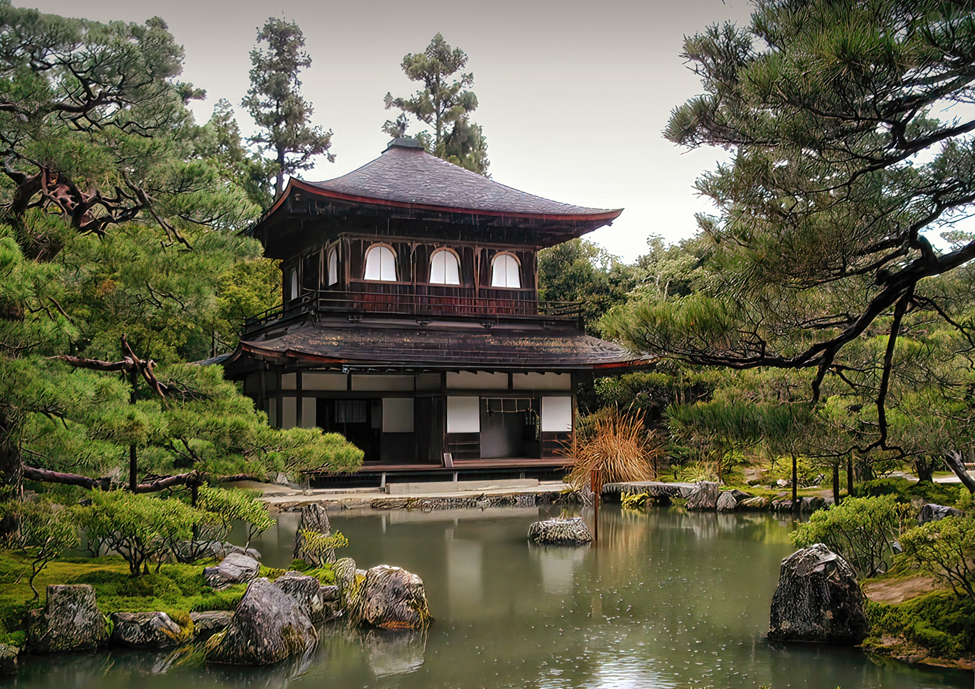 Ginkakuji Temple by Judy Burr