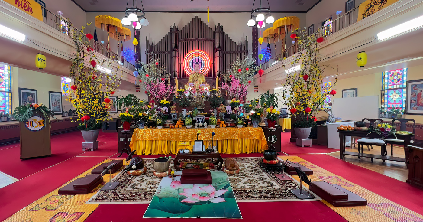 Buddhist temple, PA by Judy Burr