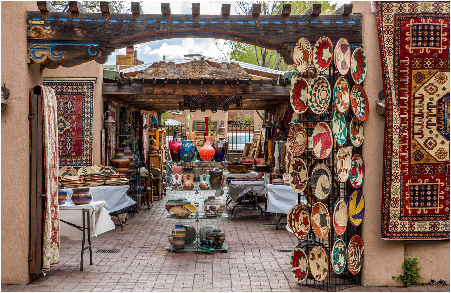 Santa Fe shopping by Shirley Bormann