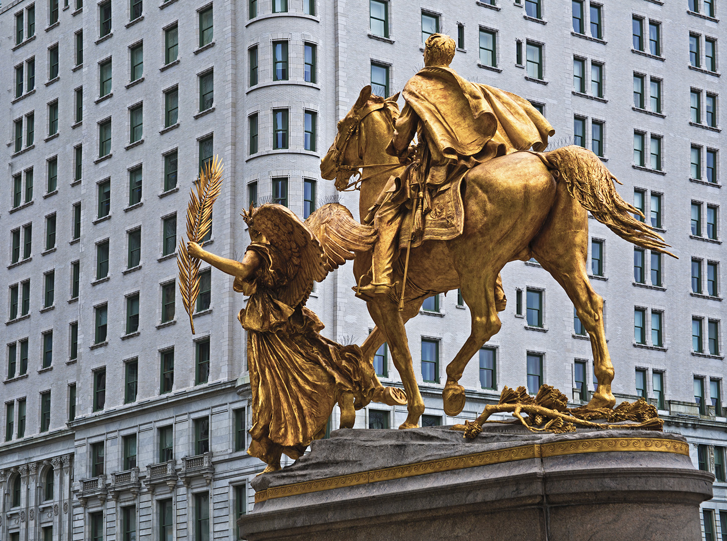 Sherman statue,NYC by David Stout