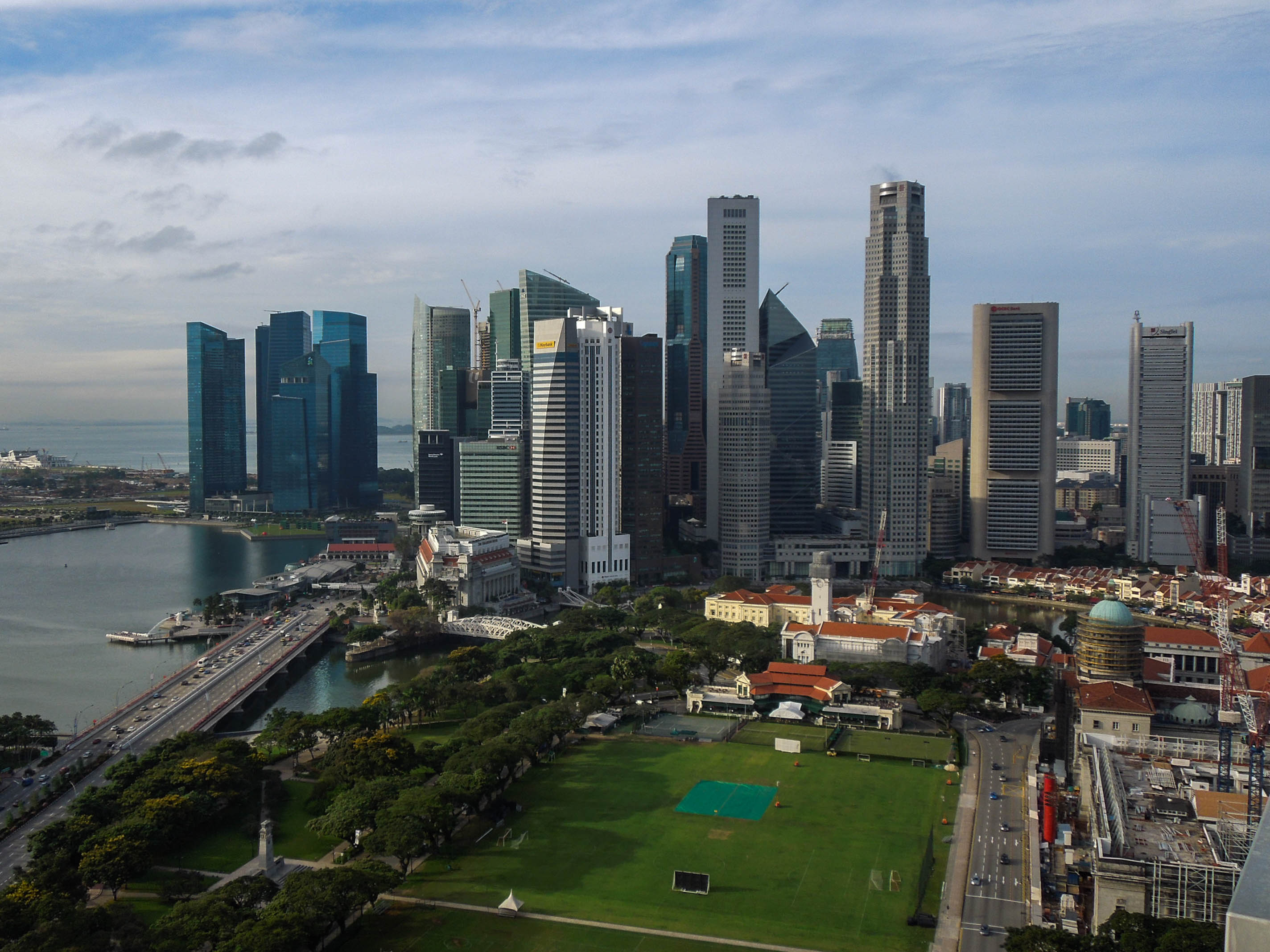 Singapore financial district by Rich Krebs