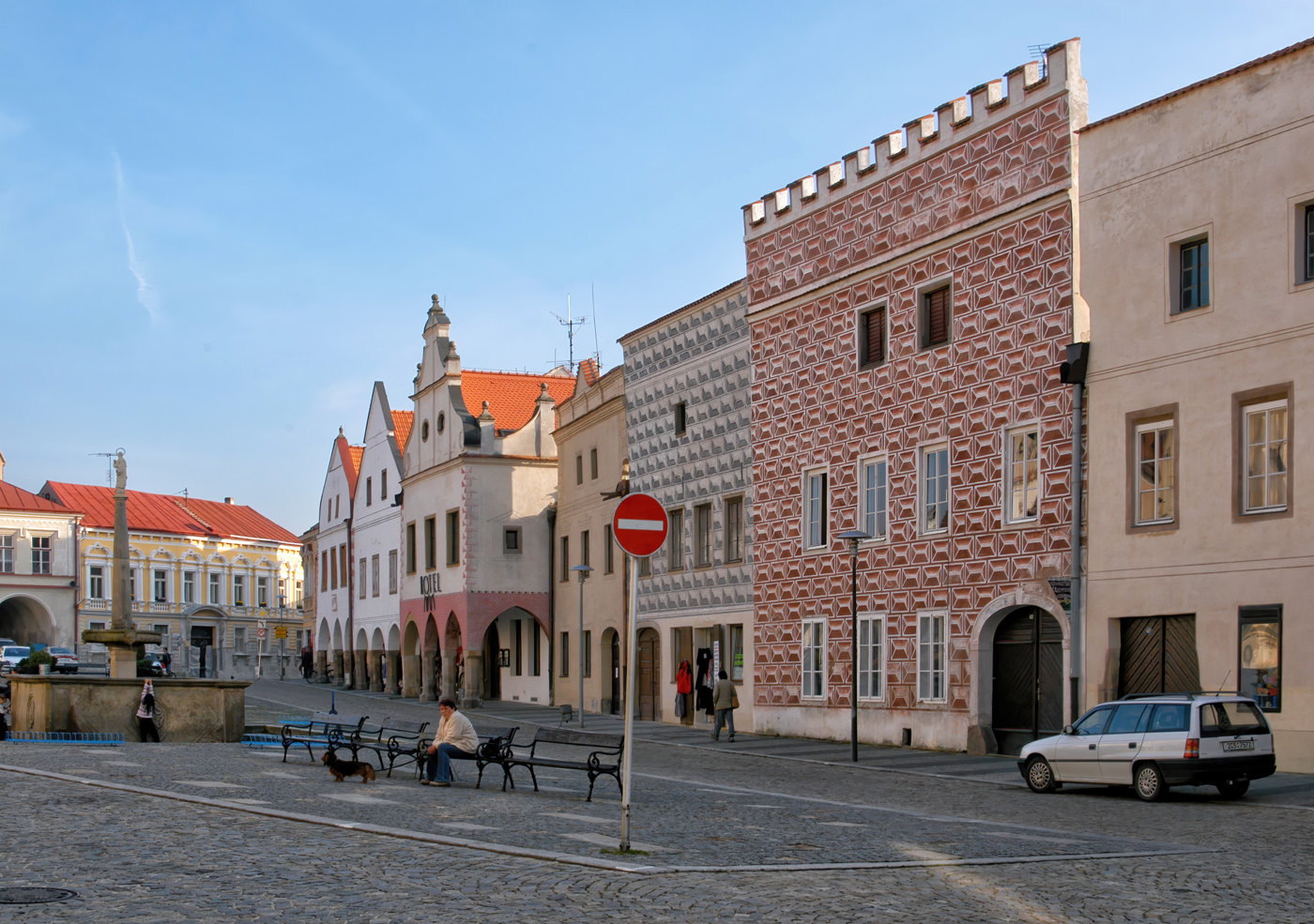 Slavonice Center by Judy Burr