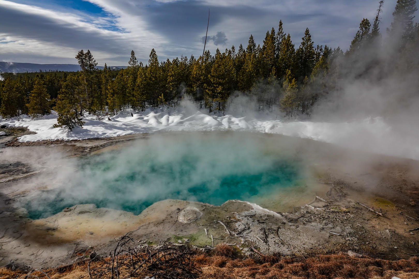 Yellowstone Hot Spring by Michael Smith