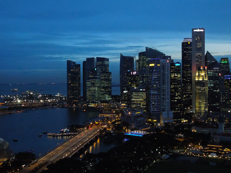 Singapore business district