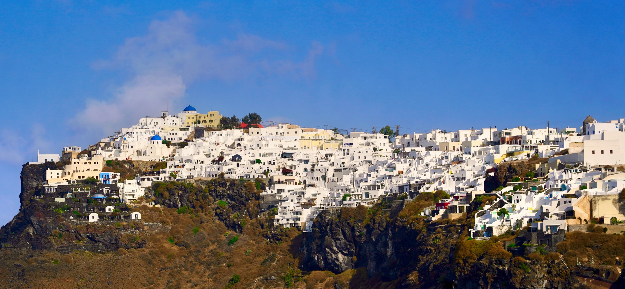 Santorini Hillside by Dr Edward Goldenberg