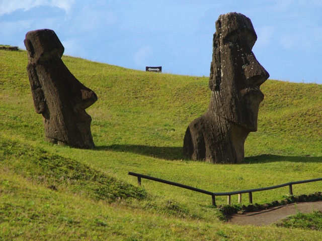 June 3, 2014-Moai of Easter Island by Alan Lichtenstein