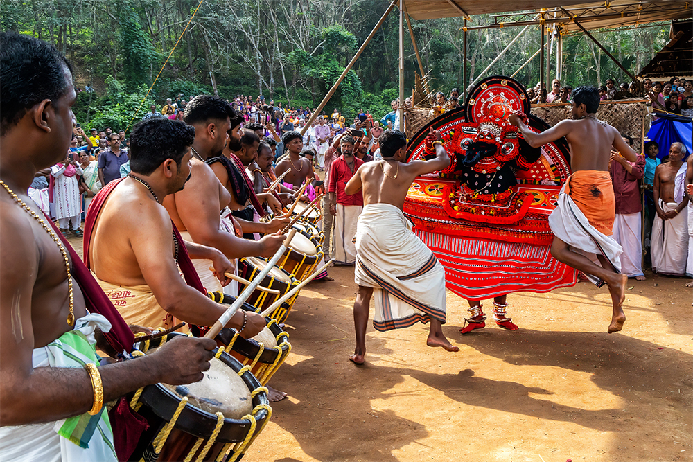 Theyyam Festival by Vinaya Mathews