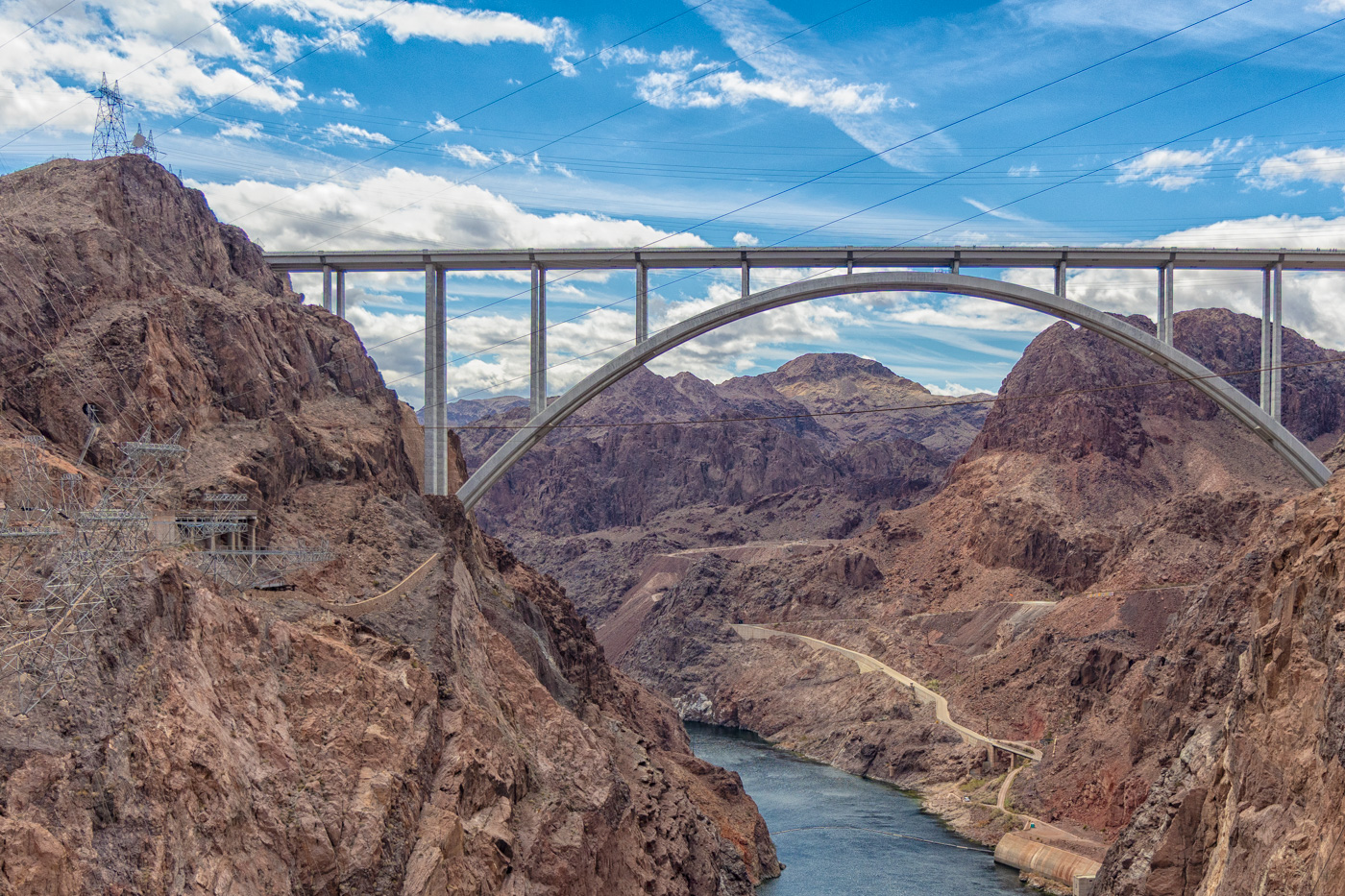 Hoover Dam Bridge by John Larson