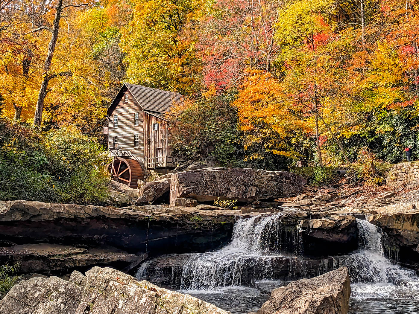 Gristmill in the Fall by John Larson