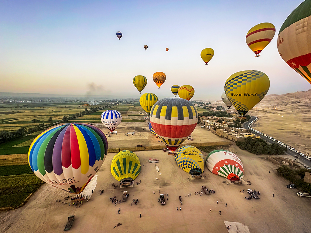 Colorful Hot Air Balloons Luxor by David Somali-Chow
