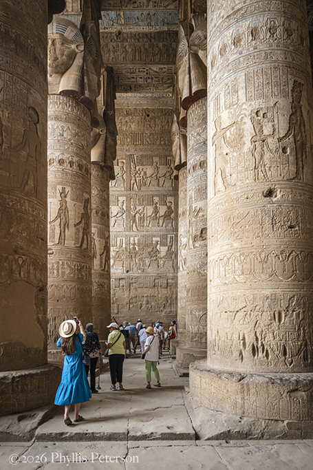 Dendera Temple, Egypt by Phyllis Peterson