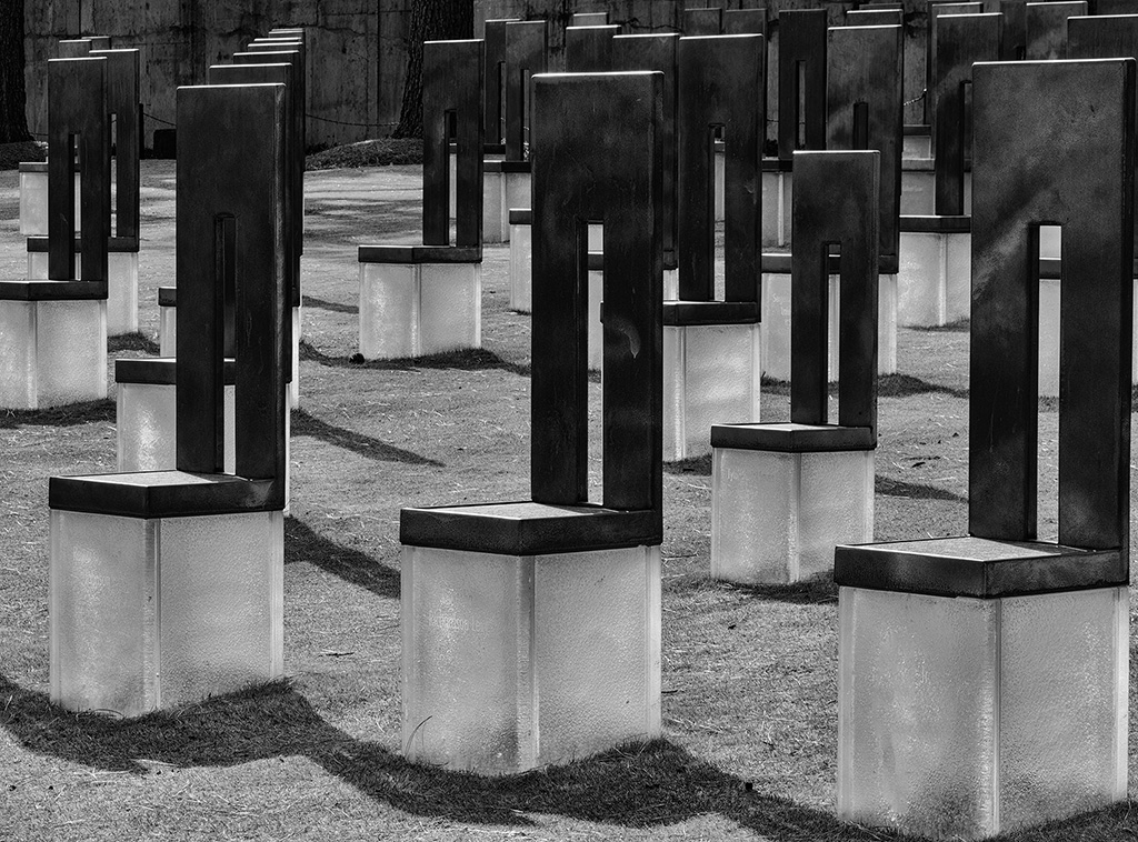 At the Field of Empty Chairs Oklahoma City by Carolyn Todd-Larson, QPSA