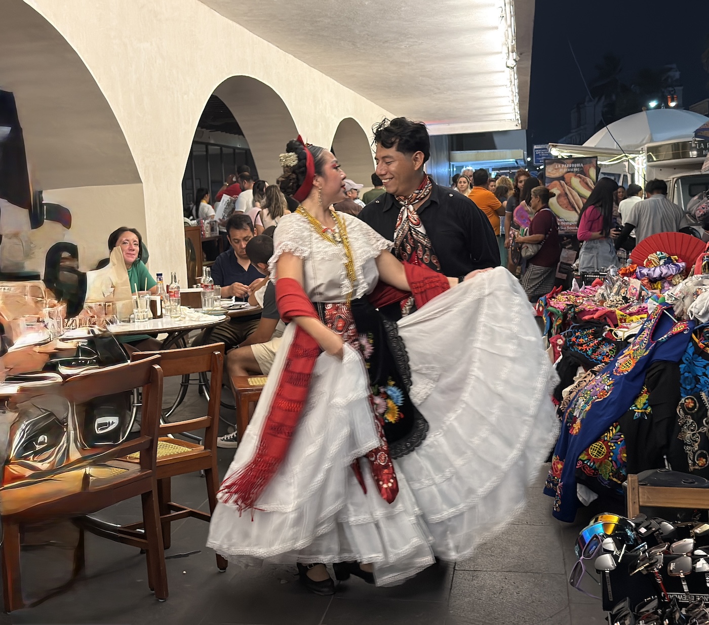 Dancing in the streets of Veracruz