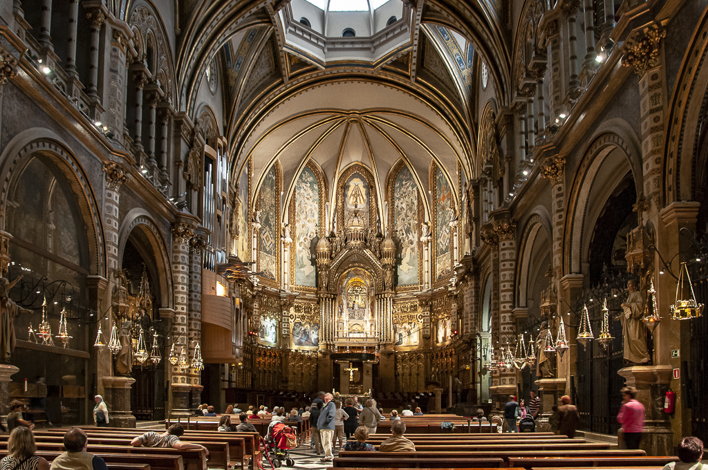Montserrat Basilica by Phyllis Peterson