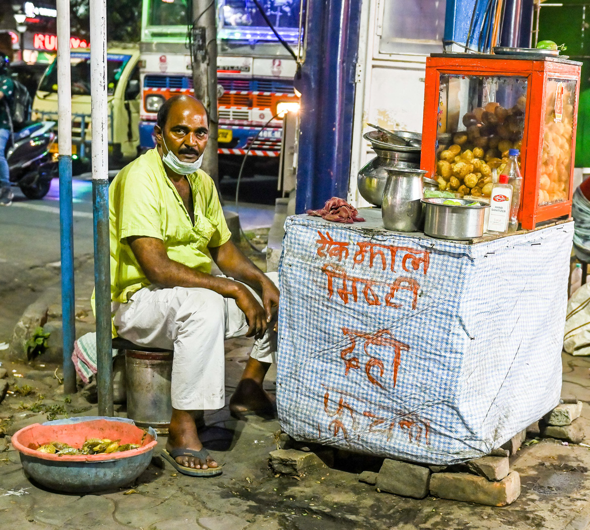StreetSide Food at Kolkata, India. : Phuchka by Pinaki Sarkar