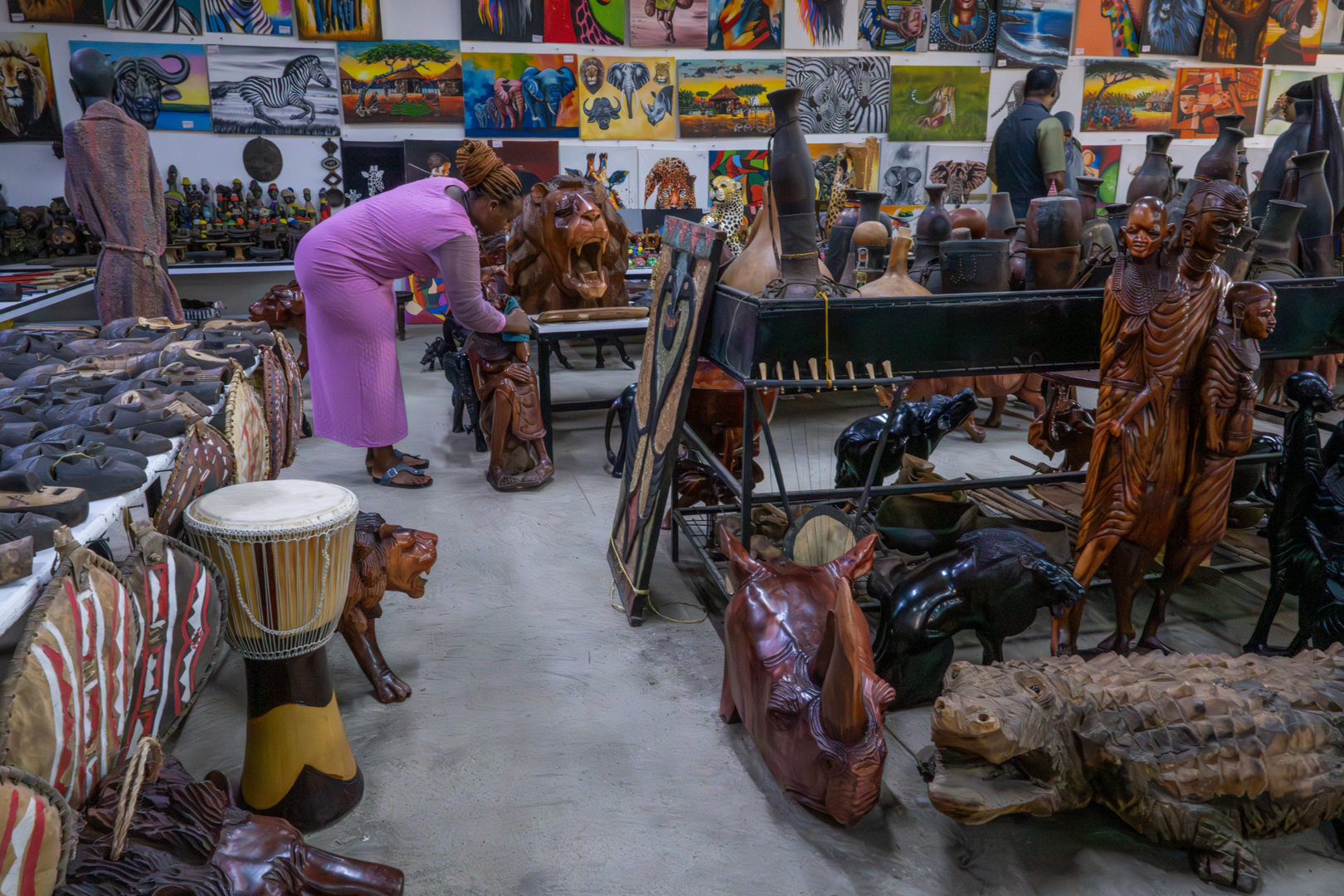 Souvenir Shop, Tanzania by Pinaki Sarkar