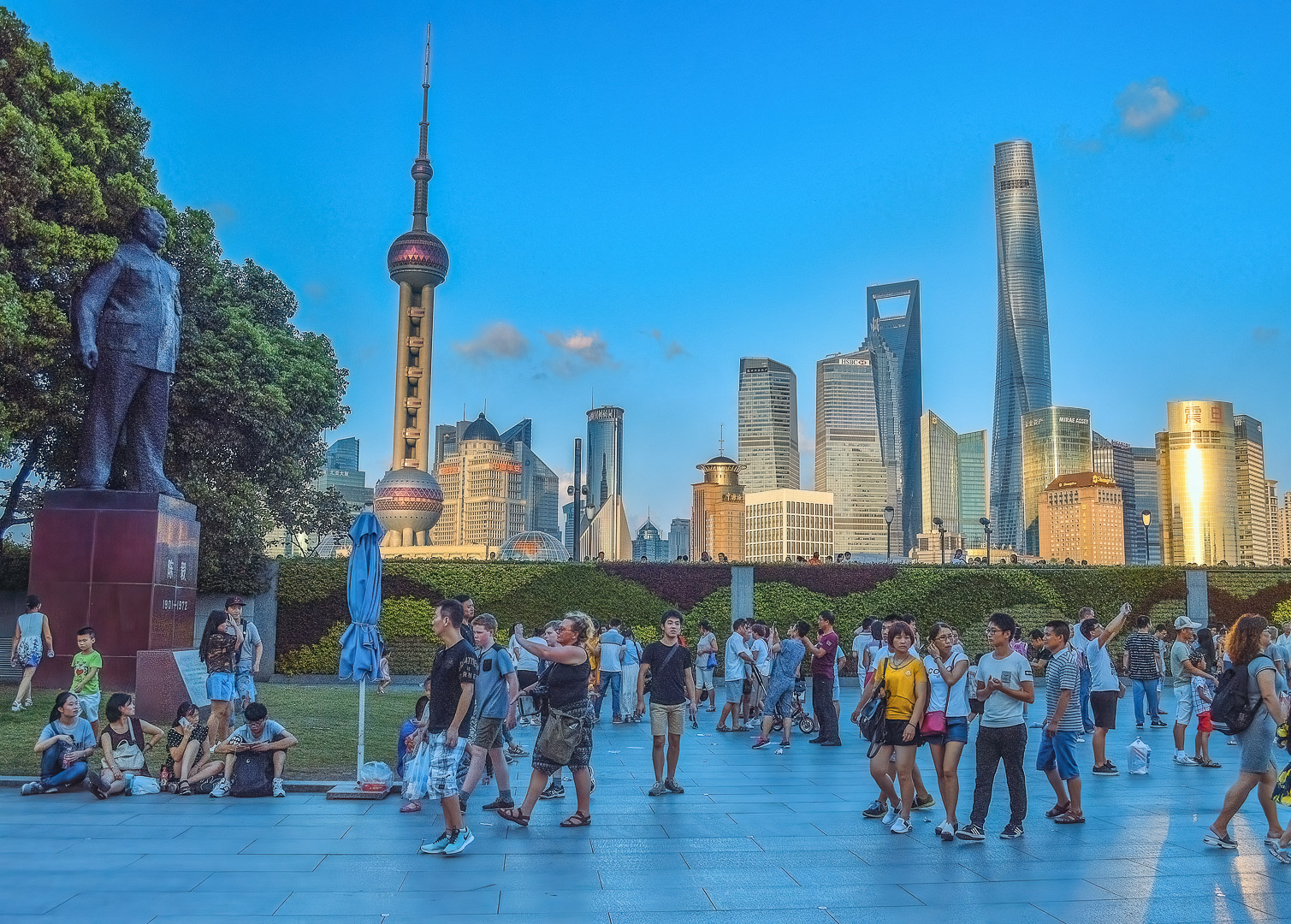 Shanghai Skyline by Pinaki Sarkar