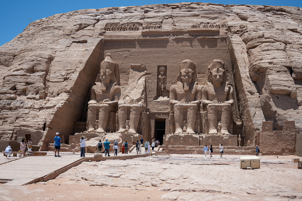 Temple At Abu Simbel by Phyllis Peterson